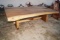 Large and Heavy Wood Dinner Table