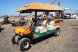 Club Car Carryall Custom Tiki Bar 2 Seat Gas Powered Golf Cart