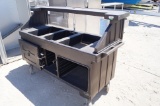 3 Area Portable Serving Table