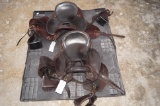 (2) Leather Horse Saddles