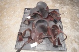 (2) Leather Horse Saddles