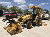 2007 John Deere 110 TLB 4x4 Compact Backhoe Loader