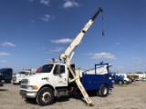 2007 Sterling Acterra Straight Boom Crane Truck