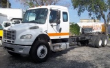 2007 Freightliner M2 Extended Cab Tandem Axle Cab and Chassis