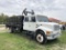 2001 International 4700 Crew Cab Flatbed Truck