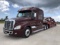 2013 Freightliner Cascadia Cotrell Car Hauler Sleeper Truck and Trailer
