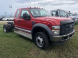 2008 Ford F550 XLT Cab and Chassis Truck