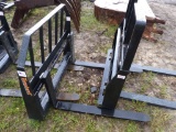 Skid Steer Fork Attachment 42in Pallet Forks