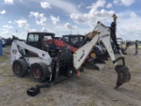 2007 Bobcat S220 Sid Steer Loader / Bobcat Backhoe