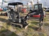 2014 Terex TC16 Mini Hydraulic Excavator