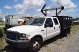 2004 Ford F-350 Super Duty Crew Cab Flatbed Pickup Truck