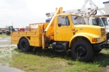 2002 International 4900 Knuckleboom Crane Truck