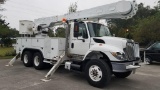2010 International 7400 Workstar T/A 55 ft Bucket Truck