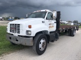 1998 GMC C6500 24ft Flat Bed Truck