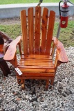 Amish Built Red Cedar Rocking Chair