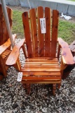 Amish Built Red Cedar Rocking Chair