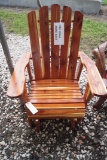 Amish Built Red Cedar Rocking Chair