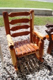 Amish Built Red Cedar Rocking Chair