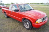 2000 GMC Sonoma SL Extended Cab Pickup Truck