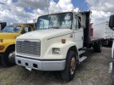 1996 Freightliner FL70 23ft Flatbed Dump Truck