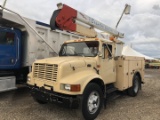 International 4700 37ft Over Center Bucket Truck