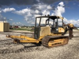 2006 John Deere 650J Cable Pulling Crawler Tractor Dozer