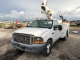 1999 Ford F350 28ft Bucket Truck