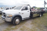 2011 Dodge Ram 5500 Heavy Duty Flat bed Roll Back Tow Truck w/ Wheel Lift