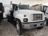 2001 GMC C7500 Flatbed Water Truck