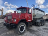 1984 Mack DM685SX w/ 2014 12 Yard Strong DM 12 Gunite Concrete Truck