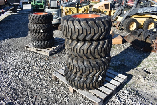 4 Camso SKS 332 12-16.5 Skid Steer/Loader Tires and Wheels