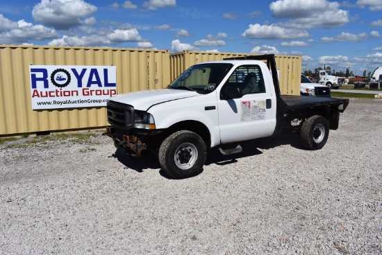 2004 Ford F-250 XL Super Duty 4x4 Flatbed Pickup Truck