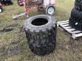 2 - 31x15.5 - 15NHS skid steer tires