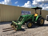 John Deere 4610 4x4 Utility Tractor Loader