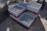 Many Trays and Glasses on Pallet