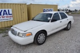 2007 Ford Crown Victoria 4 Door Police Cruiser