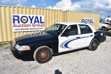 2008 Ford Crown Vic 4 Door Police Cruiser