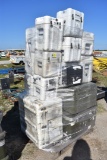 Several Assorted White and Green Military Storage Cases