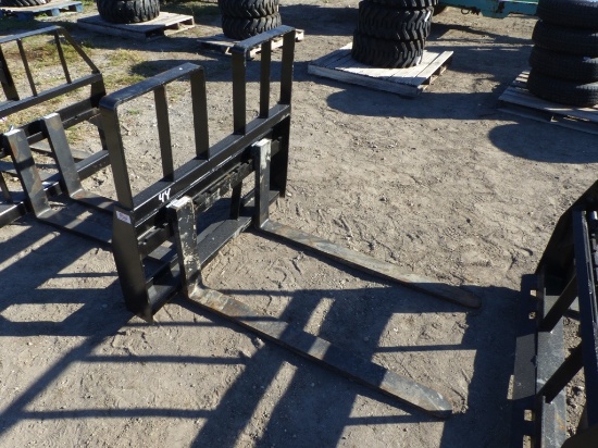 New Kivel 4200 lbs 42in skid steer forks