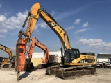 2009 Caterpillar 345DL Hydraulic Demo Excavator with 2017 NPK GH-23 Hammer