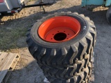 4 New Camso 10-16.5 Skid Steer Tires with wheels