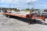2000 25ft T/A Dovetail Equipment Trailer with Ramps