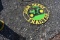 John Deere Tractor Round Sign