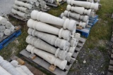 Pallet of Precast Concrete Decorative Posts
