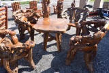 Teak Wood Table and Chairs