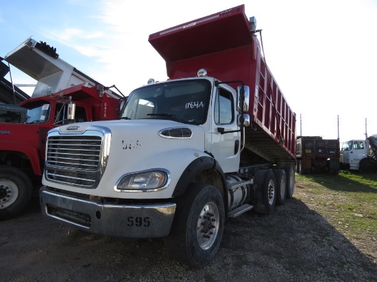 2012 Freightliner M2 Tri Axle Dump Truck