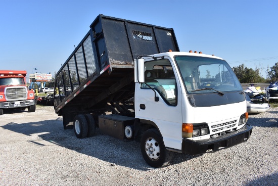 1997 Isuzu Cabover Landscape Dump Truck