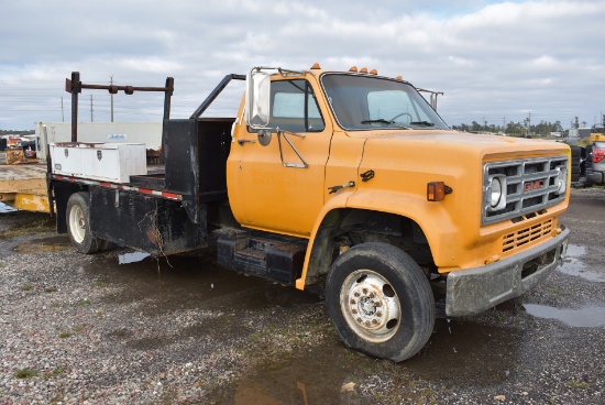 1989 GMC Utility Spool Truck