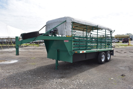 Tandem Axle Livestock Trailer