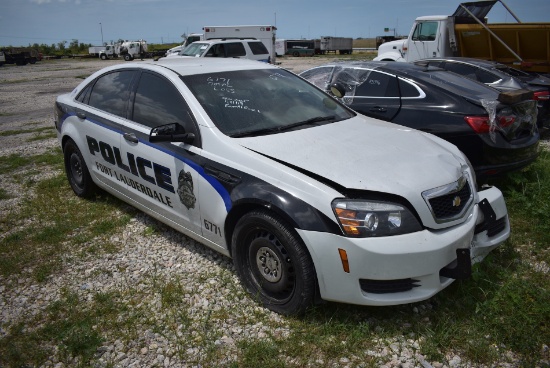 2013 Chevrolet Caprice 4 Door Police Cruiser